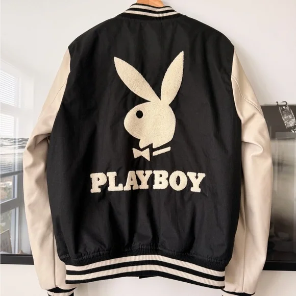 PLAYBOY Varsity Style Jacket - Picture 1 of 2